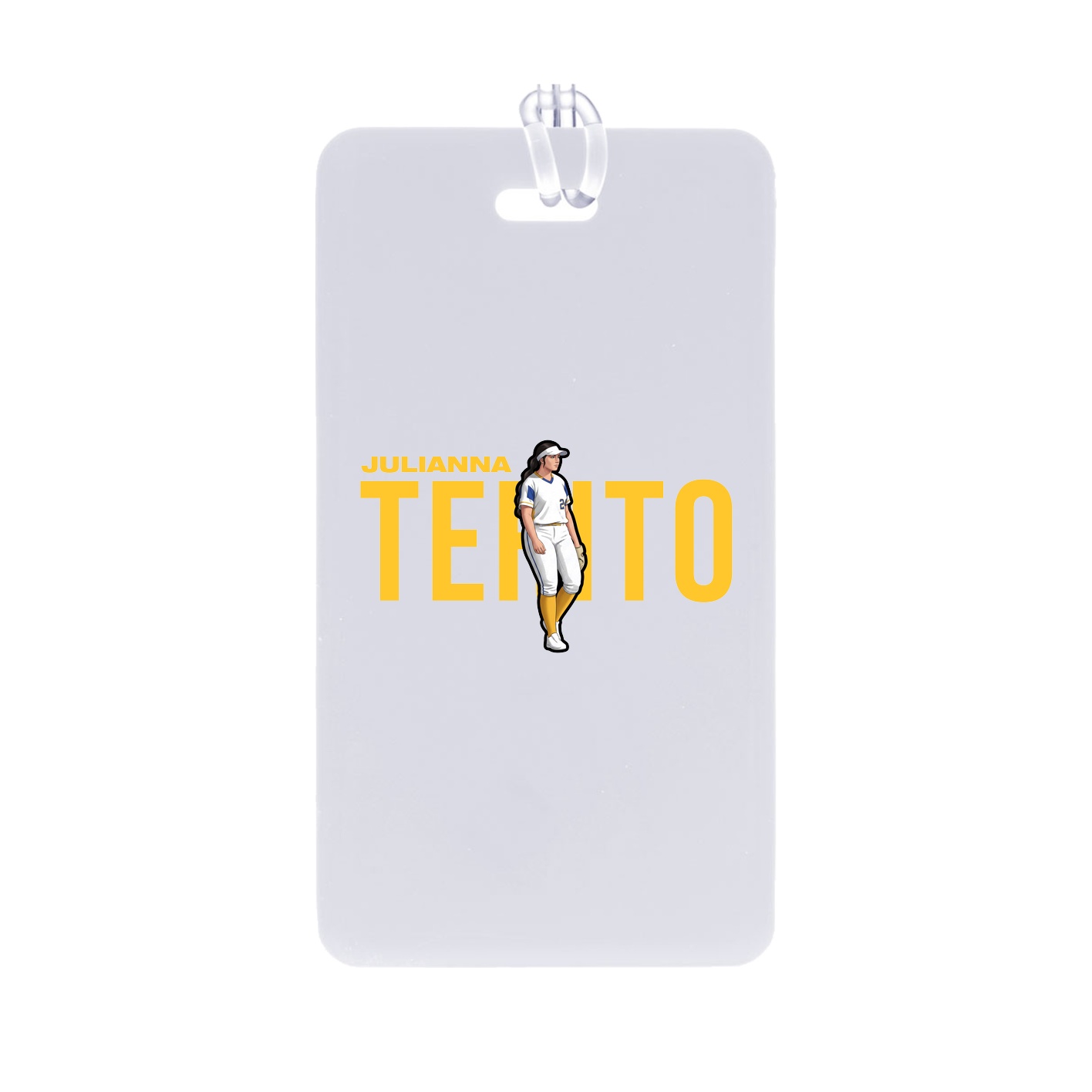 Bag Tag — Player Name in Classic