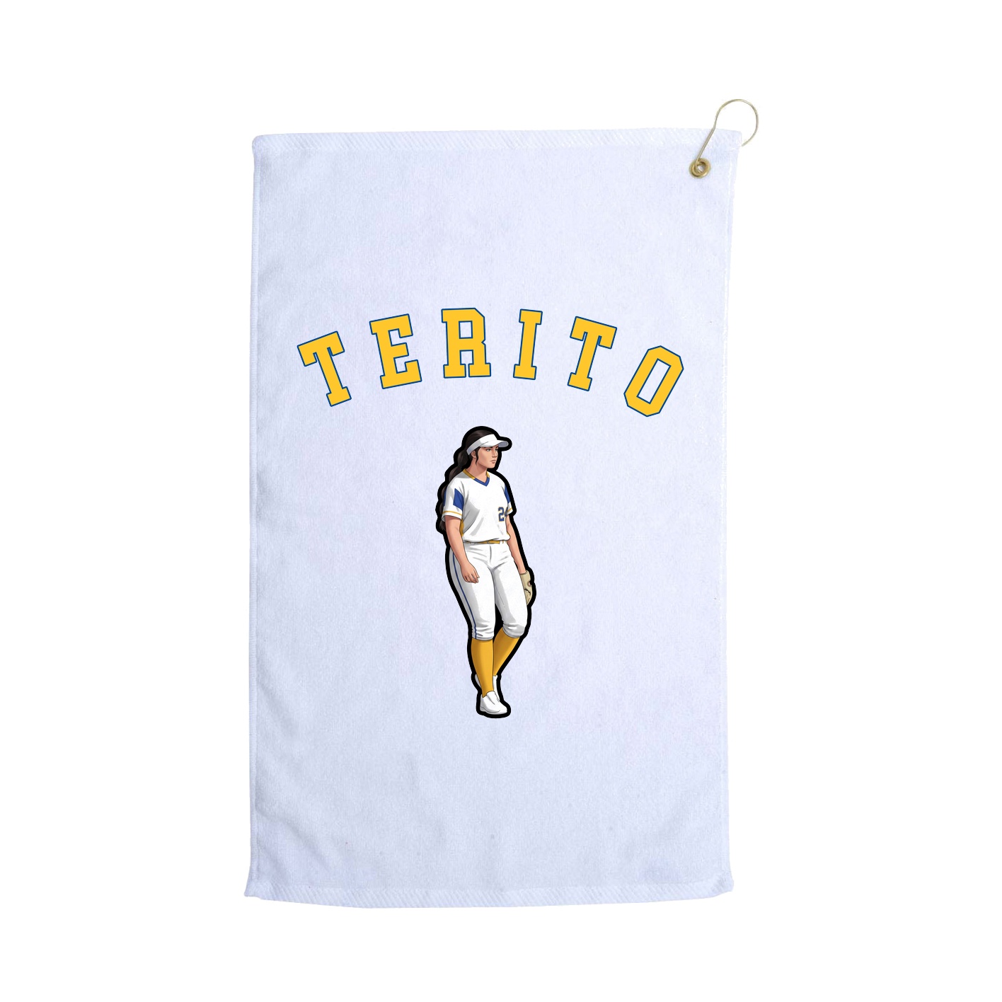 Golf Towel — Shirsey Arch in White