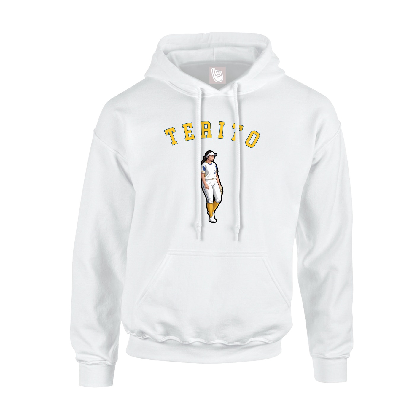 Hoodie — Shirsey Arch in White