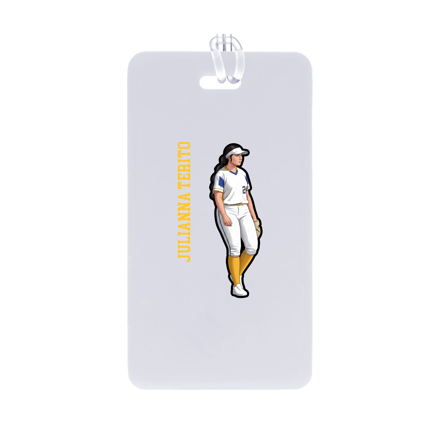 Bag Tag — Name Vertical in Classic