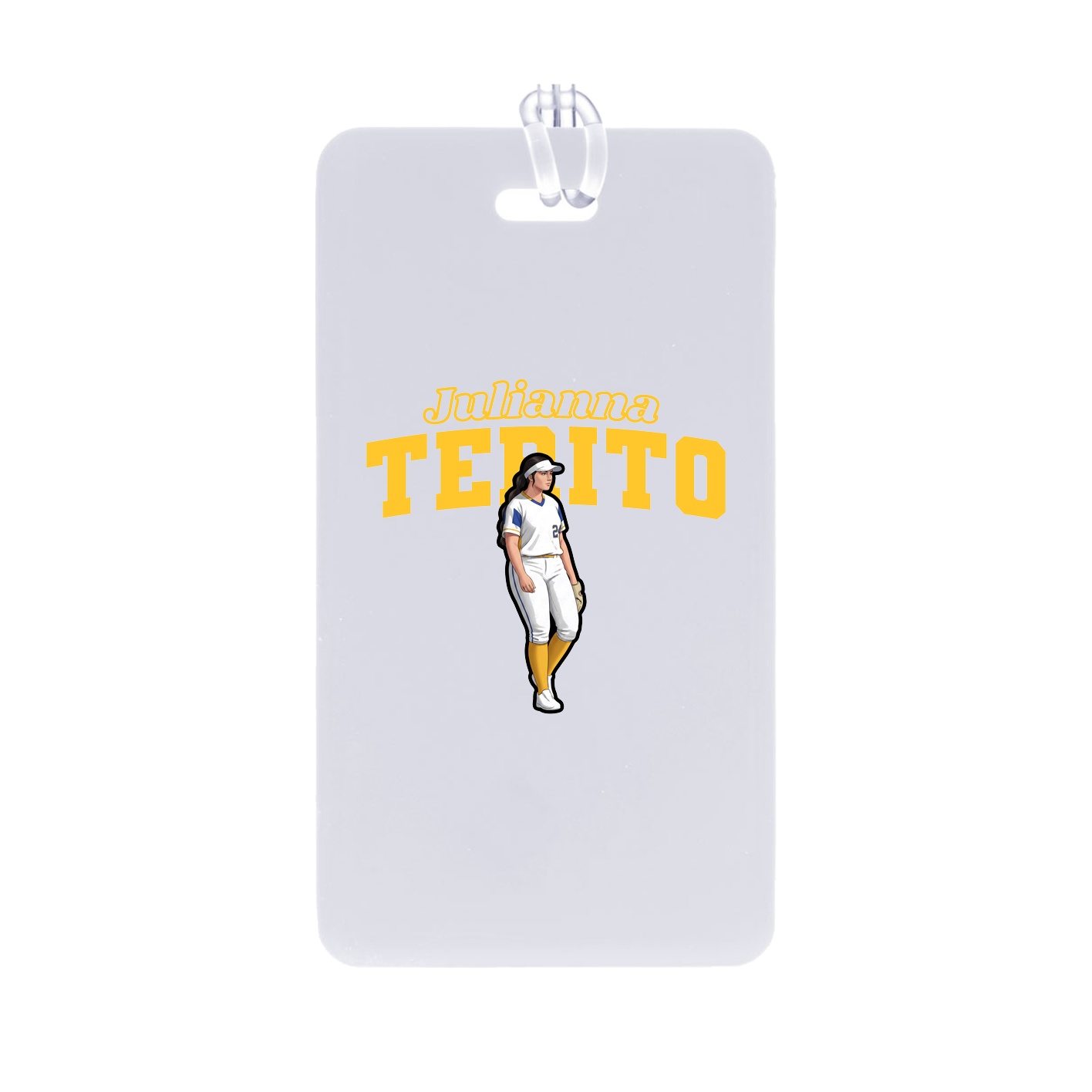 Bag Tag — Name Arch in Classic