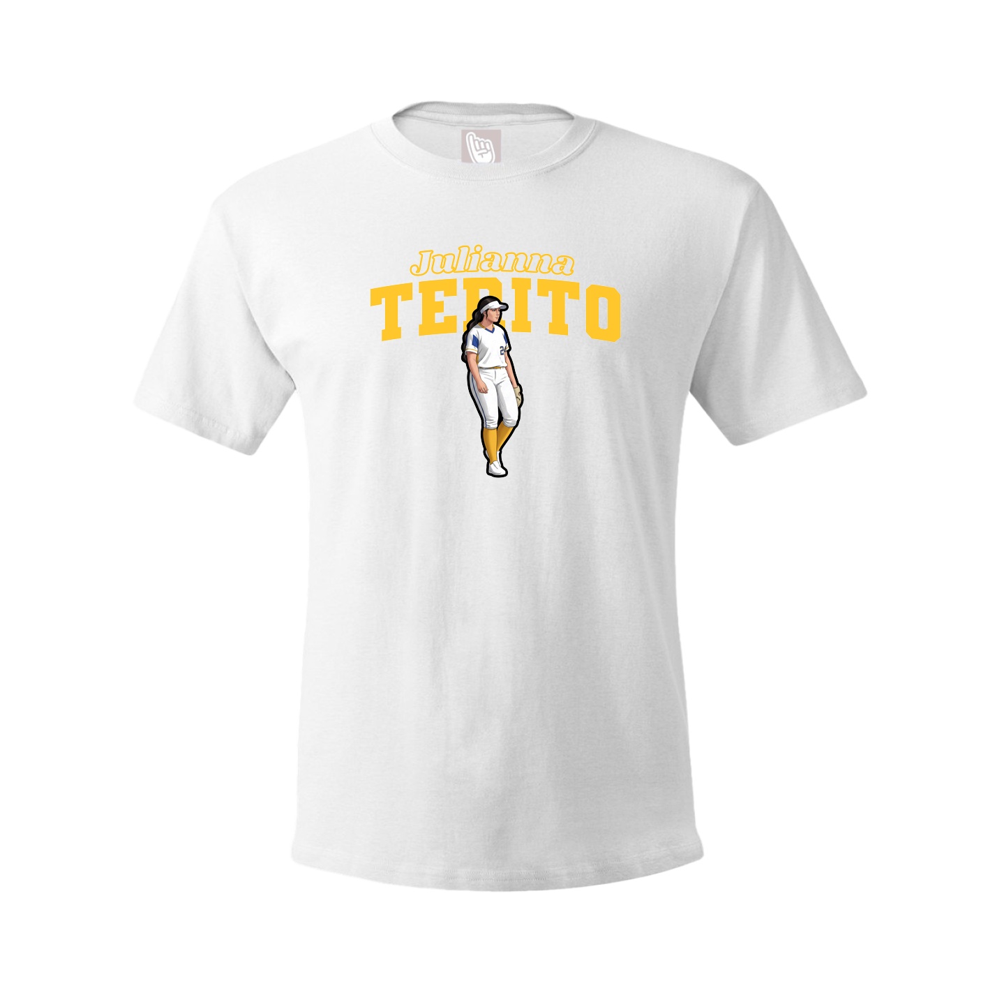 Tee — Name Arch in White
