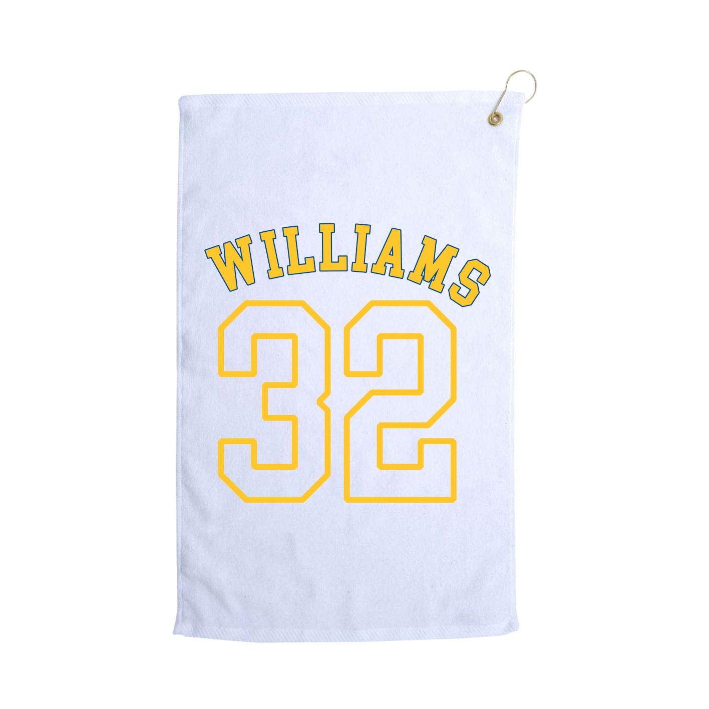 Golf Towel — Shirsey Arch in White