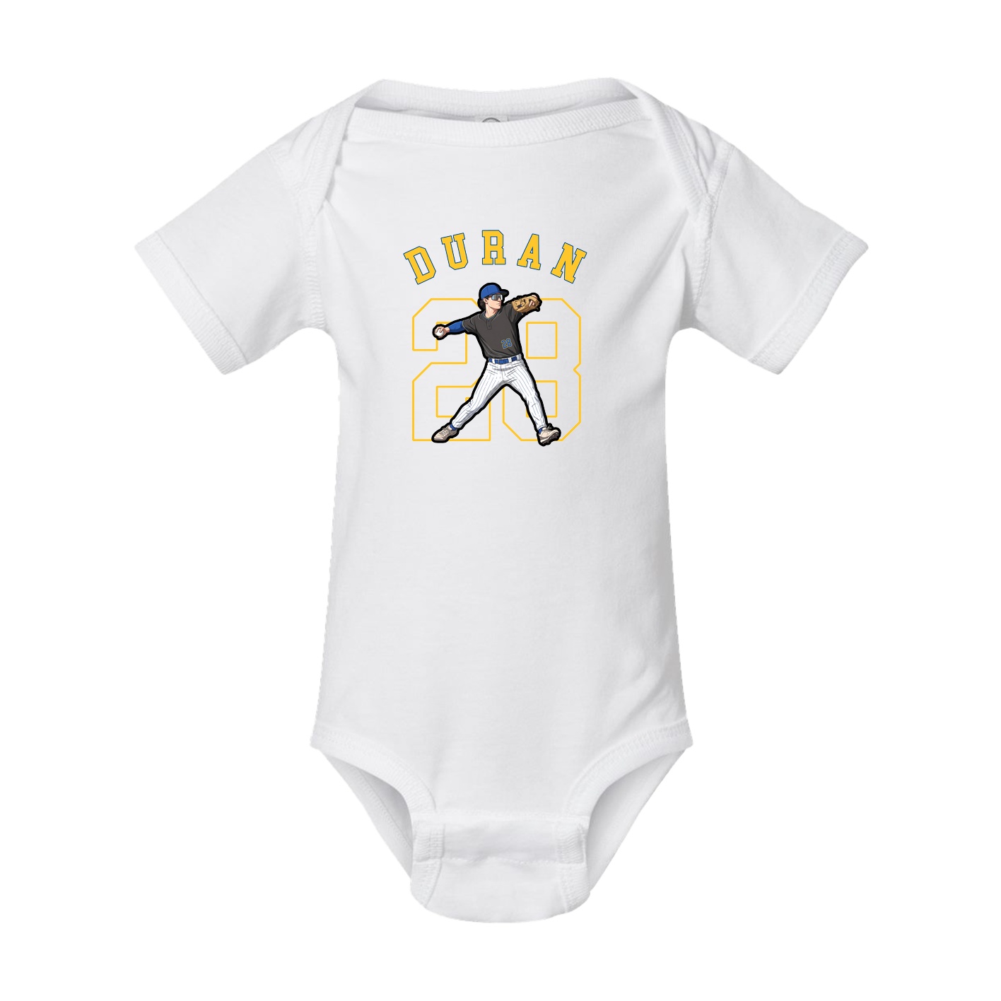 Baby Onesie — Shirsey Arch in White