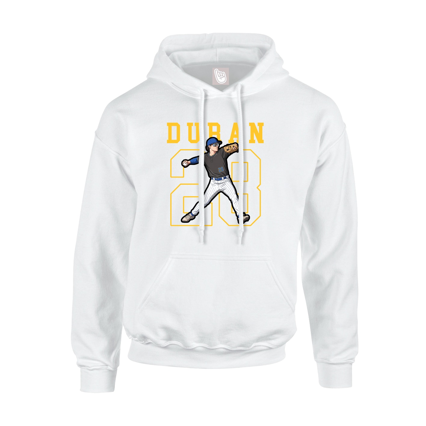 Hoodie — Shirsey in White