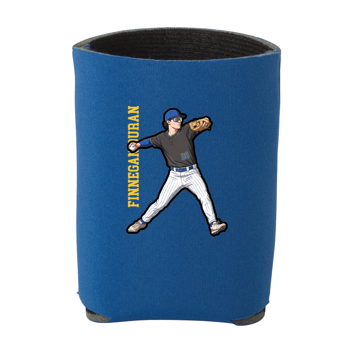 Can Holder — Name Vertical in Royal