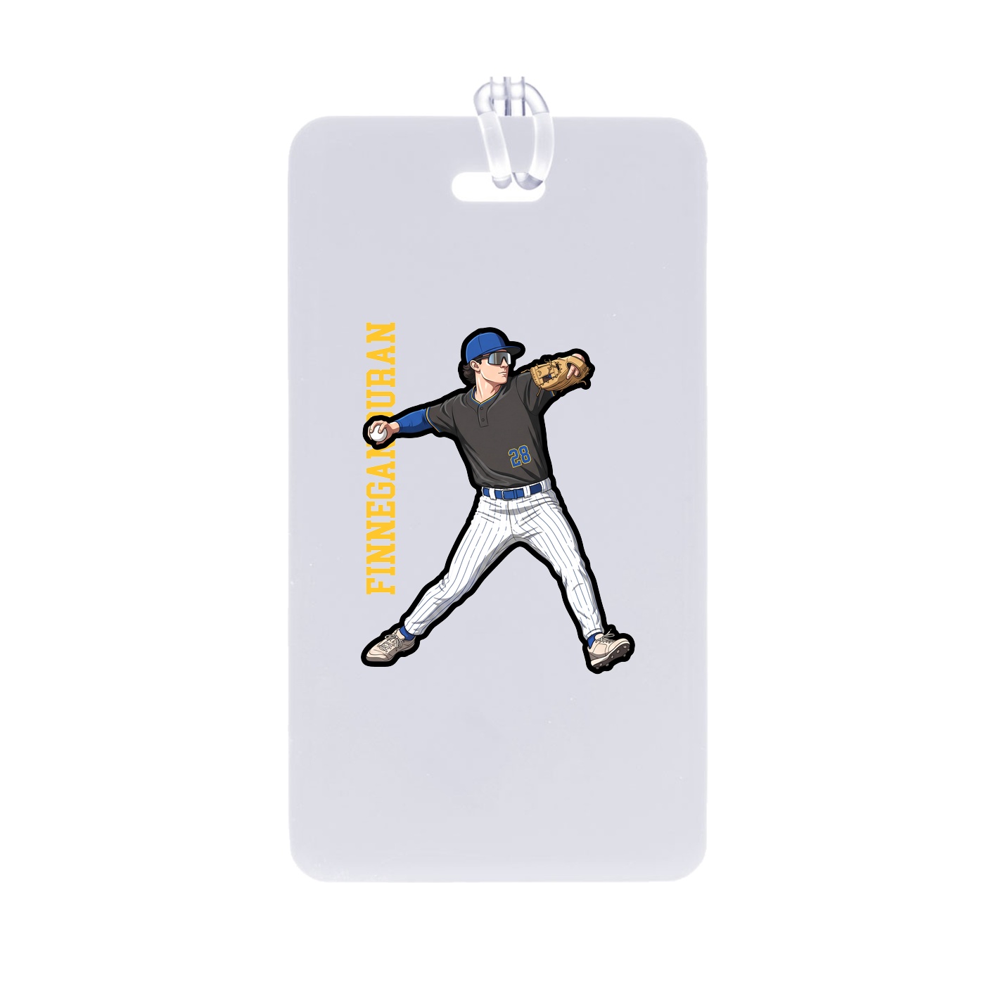 Bag Tag — Name Vertical in Classic