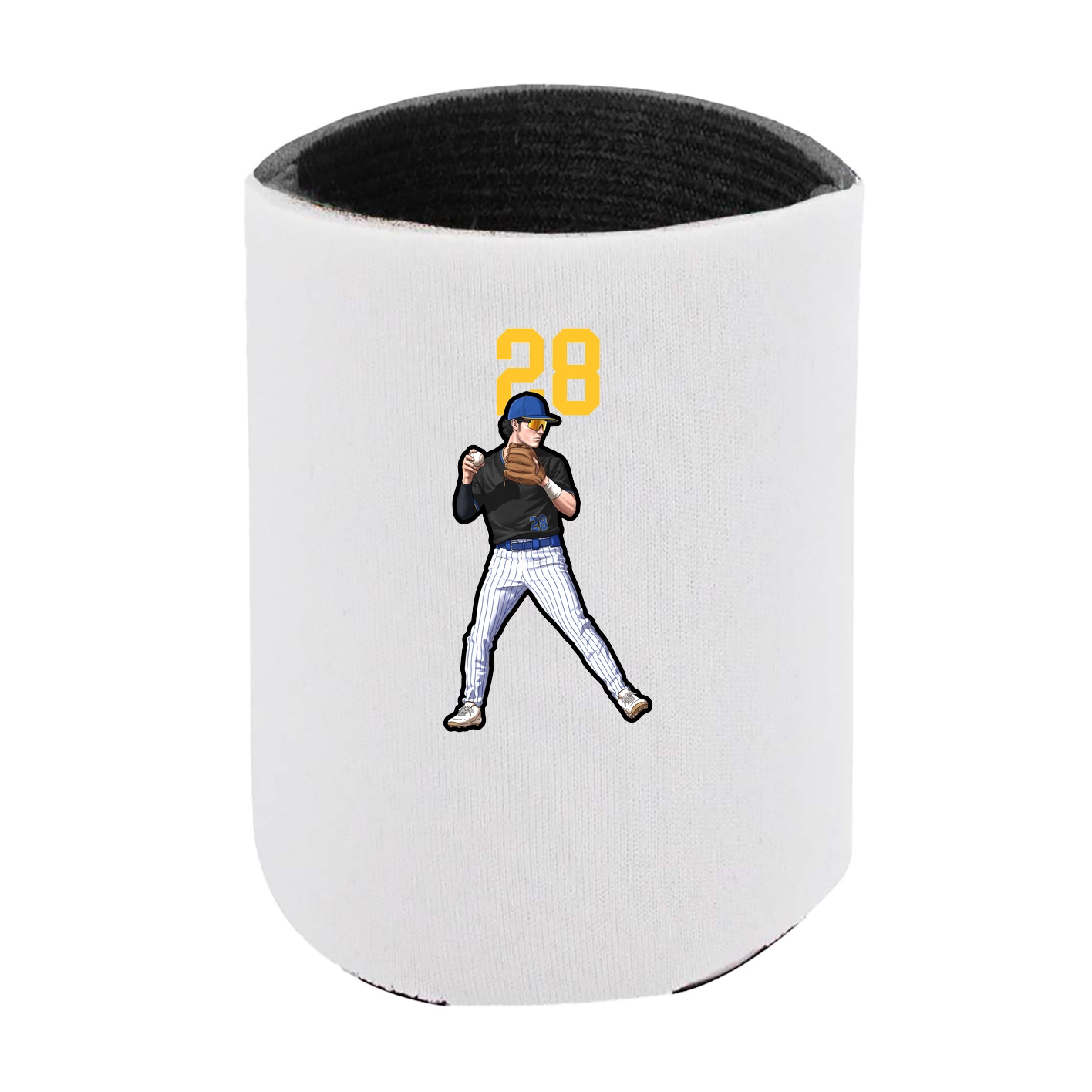 Can Holder — Number Top in White