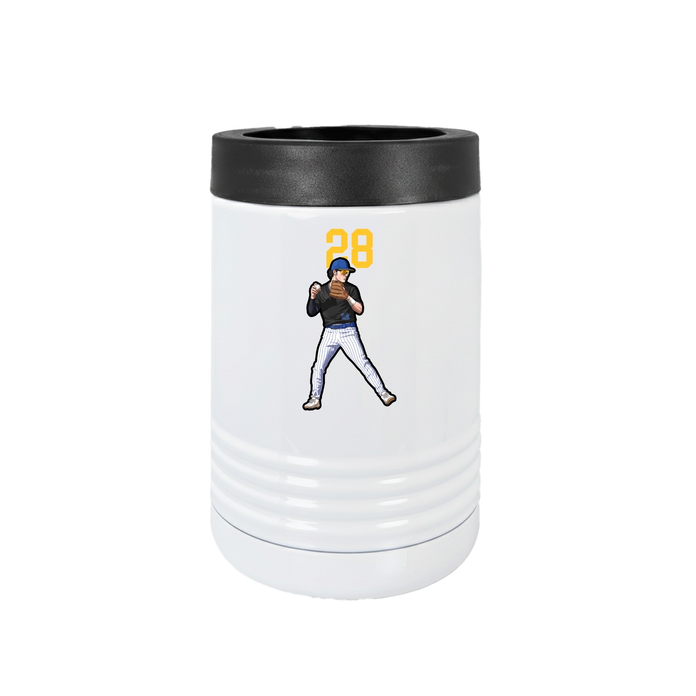 Beverage Holder — Number Top in White