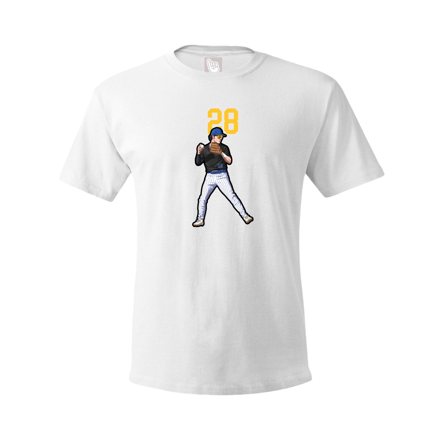 Tee — Number Top in White
