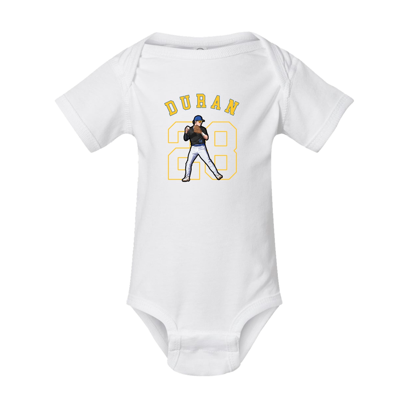 Baby Onesie — Shirsey Arch in White