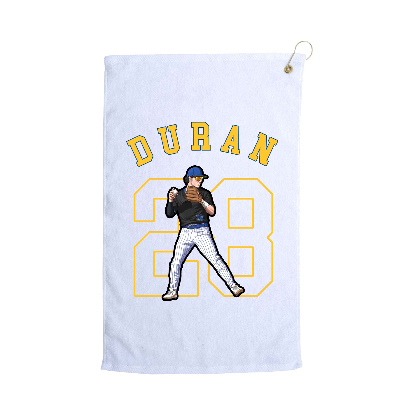 Golf Towel — Shirsey Arch in White