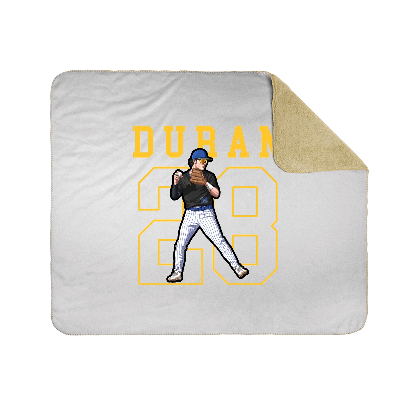50x60 Sherpa Lined Throw Blanket