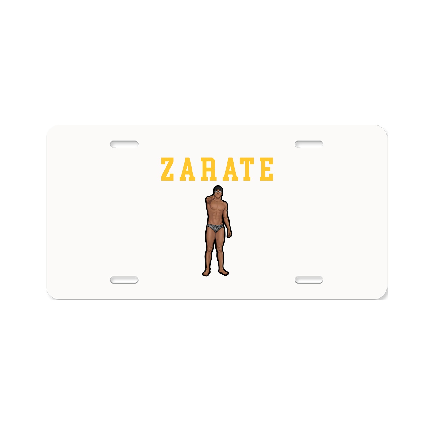 License Plate — Shirsey in Classic