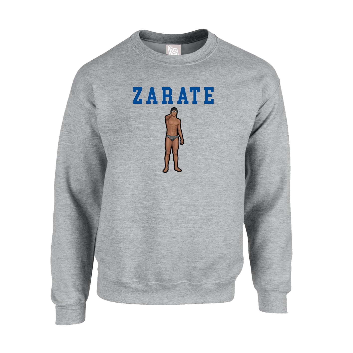 Fleece Crew — Shirsey in Grey