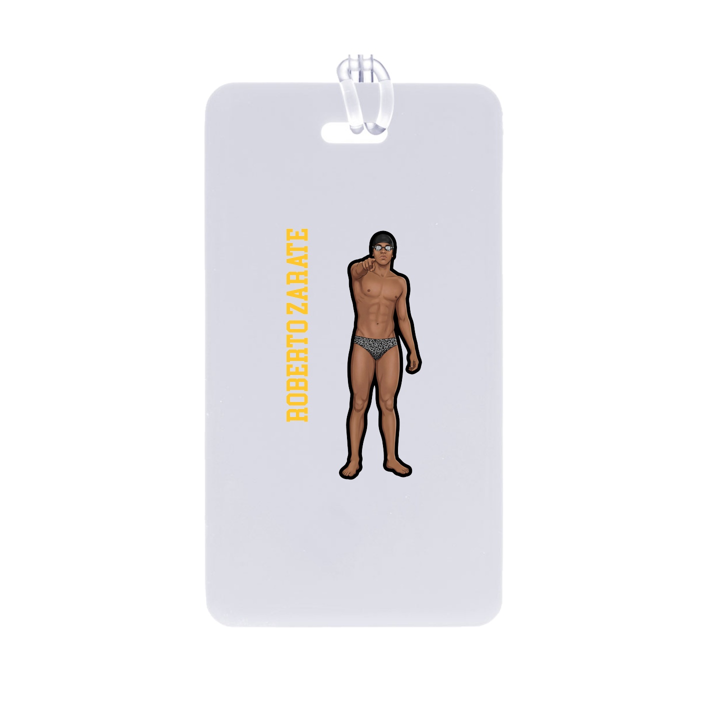 Bag Tag — Name Vertical in Classic