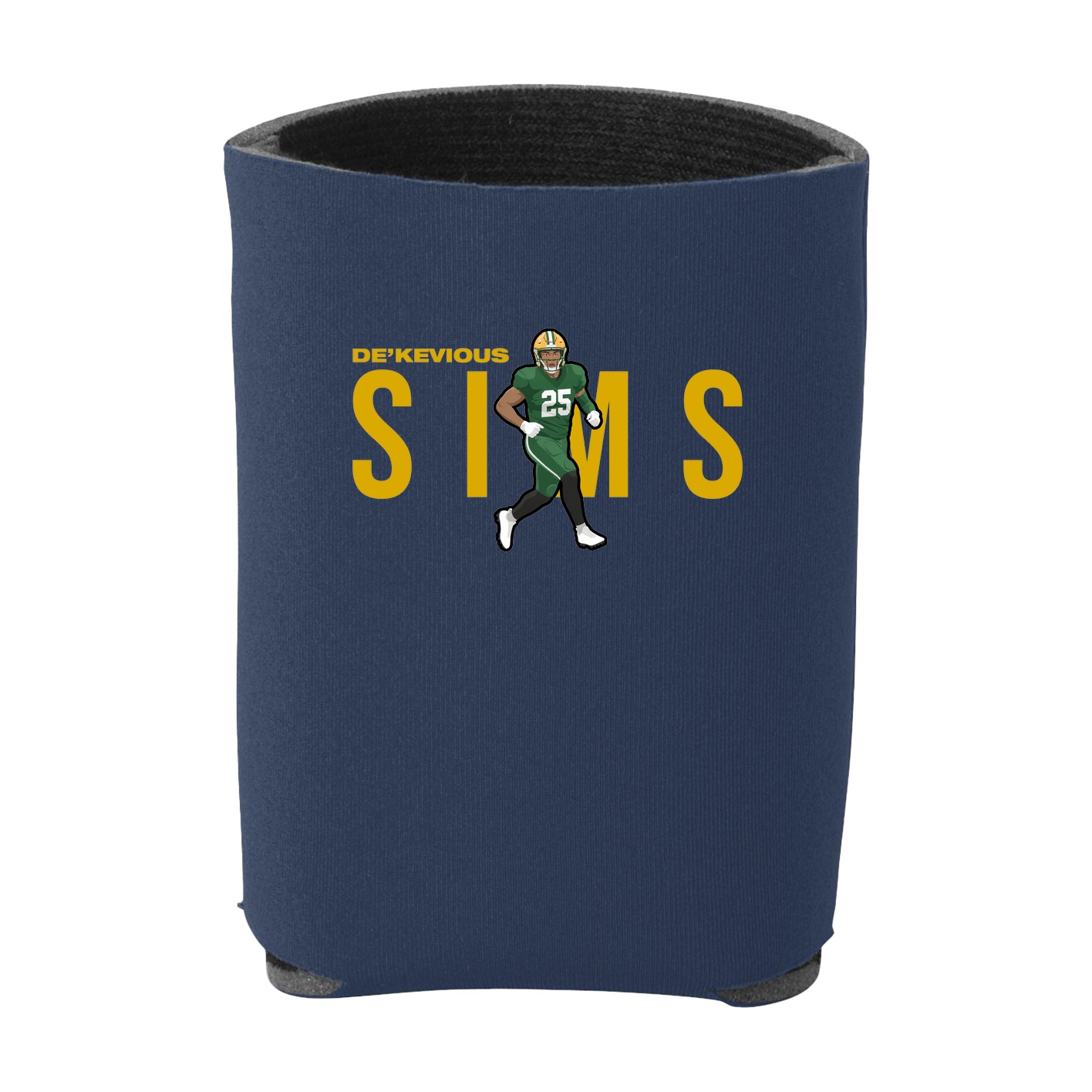 Can Holder — Player Name in Navy