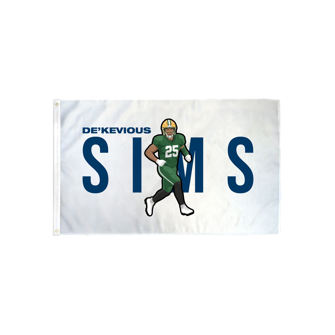 3x5 Flag — Player Name in Classic
