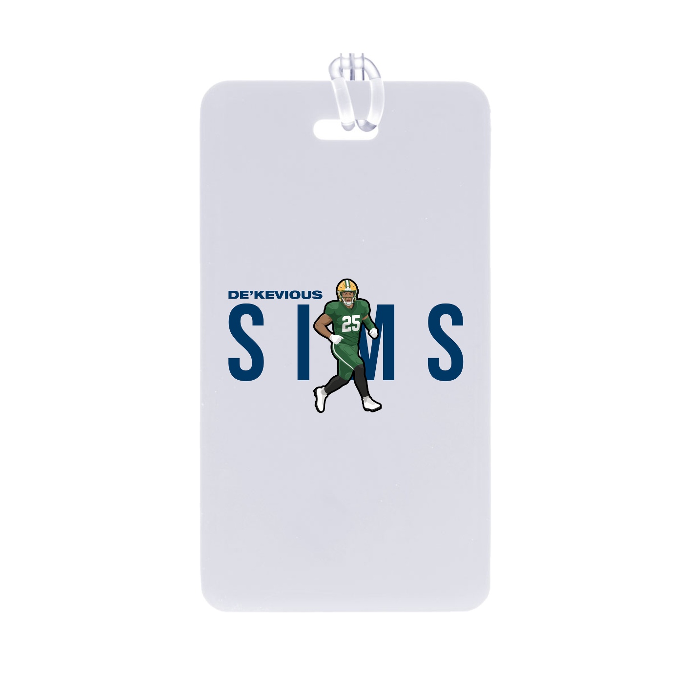Bag Tag — Player Name in Classic