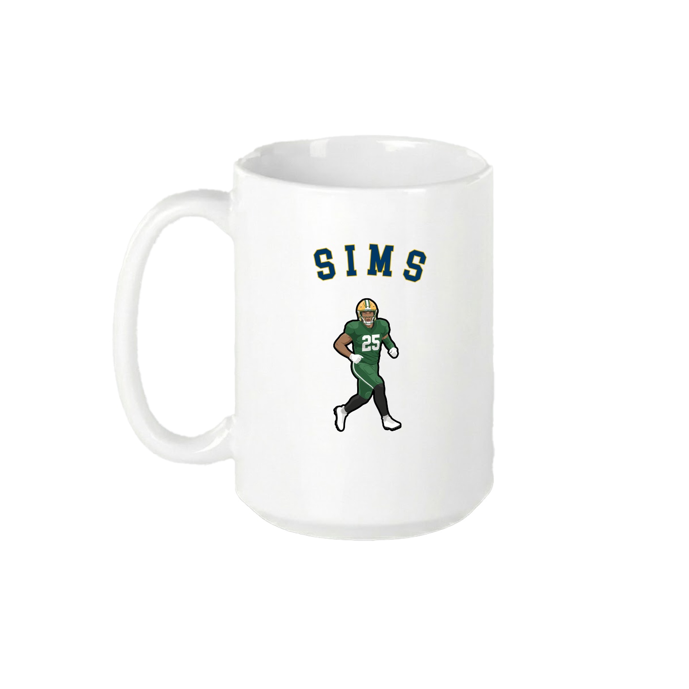 15oz Coffee Mug — Shirsey Arch in White
