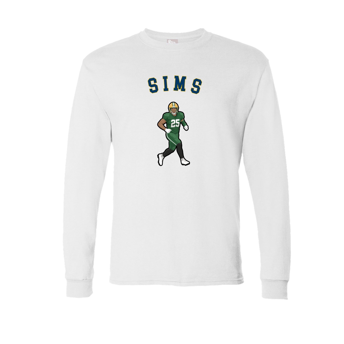 Long Sleeve Tee — Shirsey Arch in White