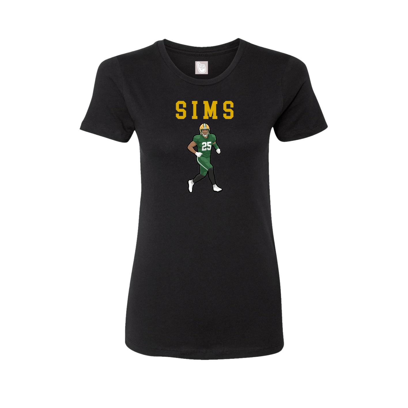 Fitted Women's Tee — Shirsey in Black
