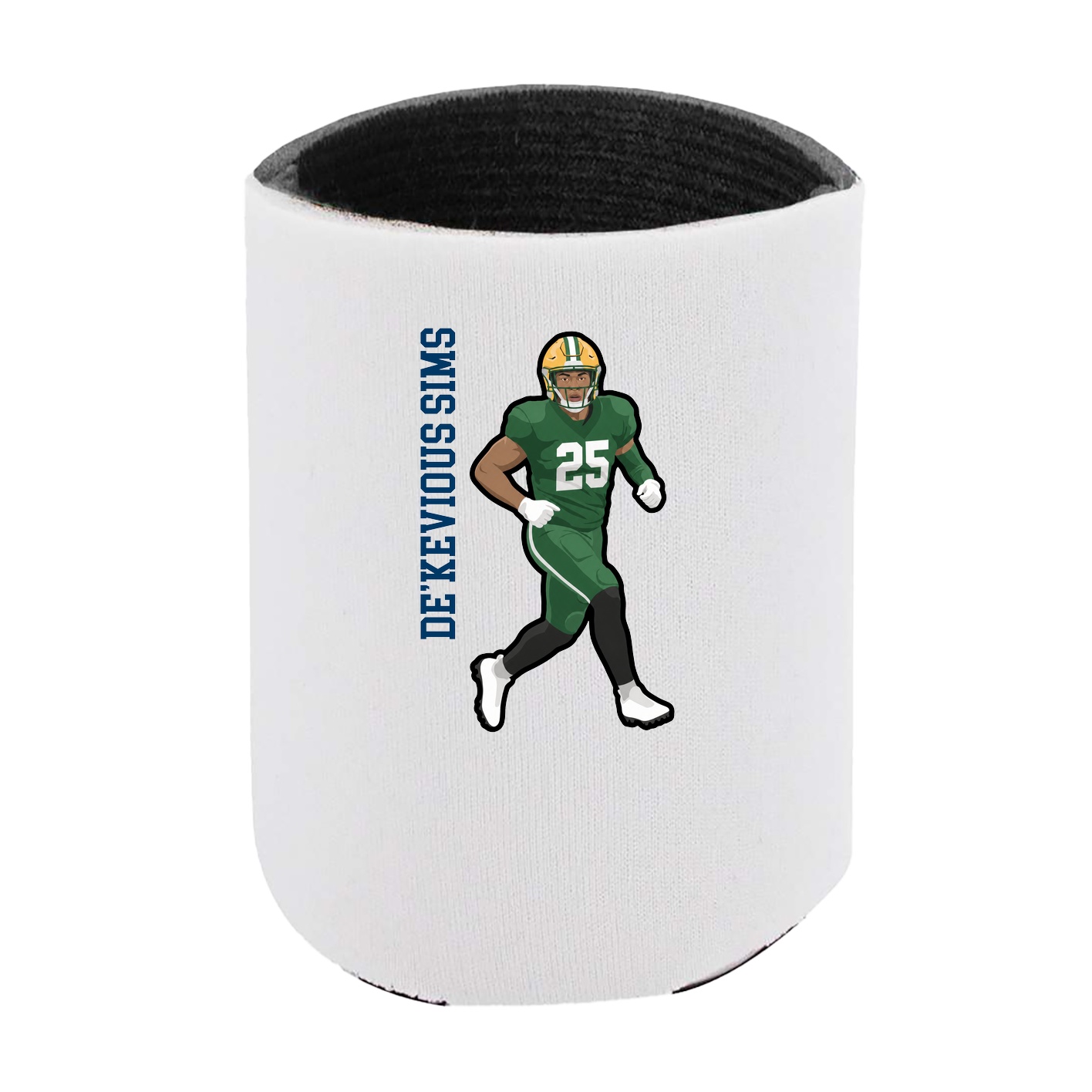 Can Holder — Name Vertical in White