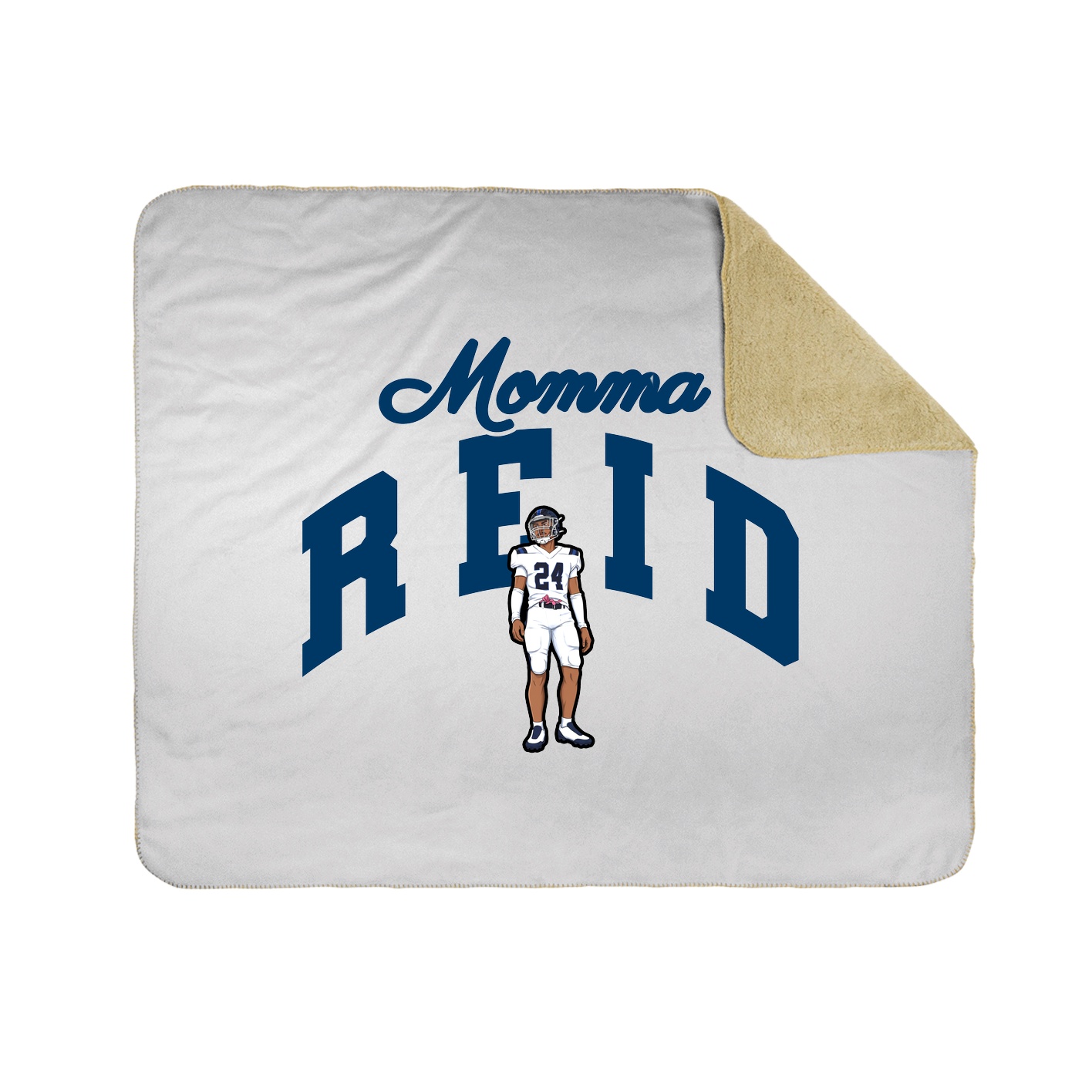 Throw Blanket — Mothers Day Arch in White