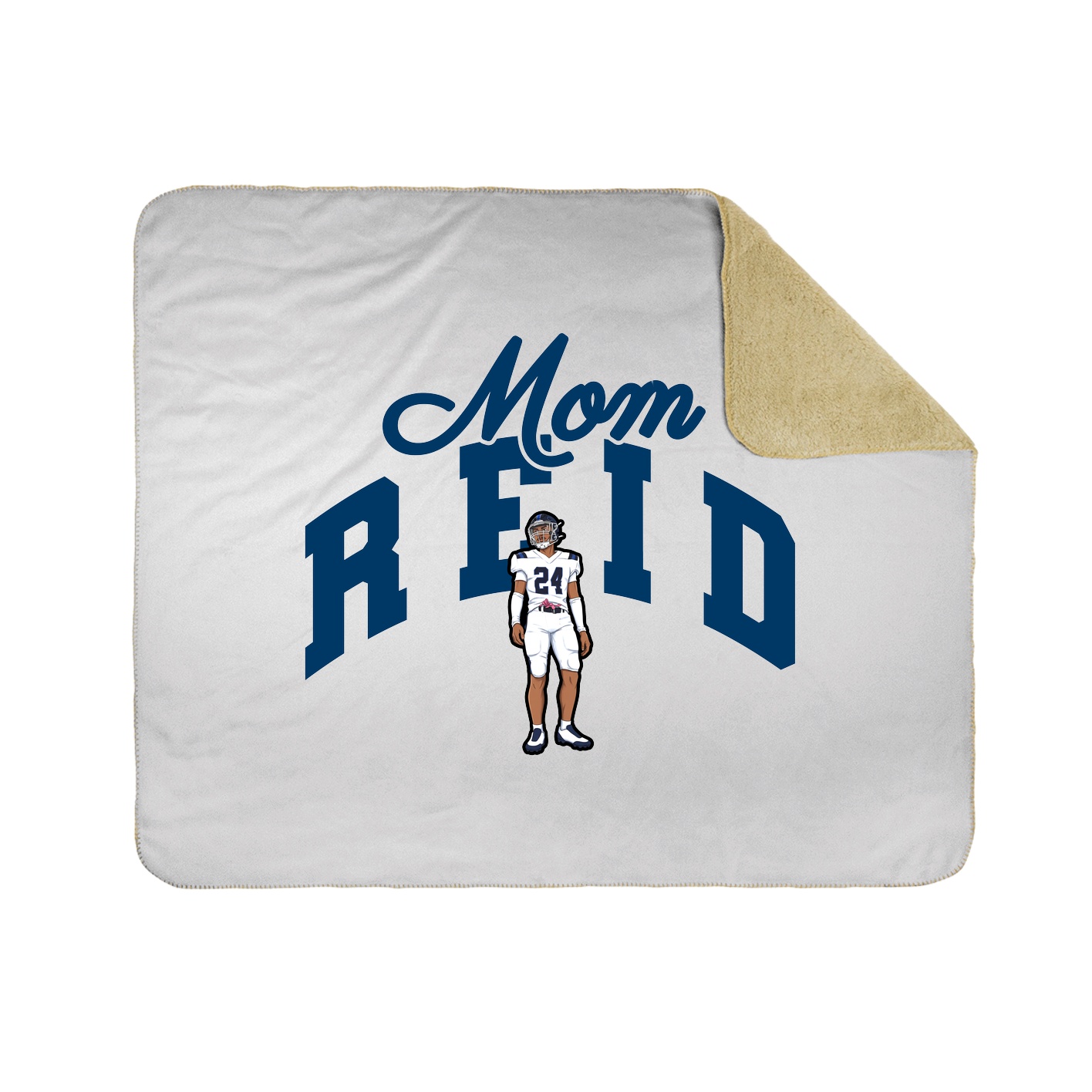 Throw Blanket — Mothers Day Arch in White