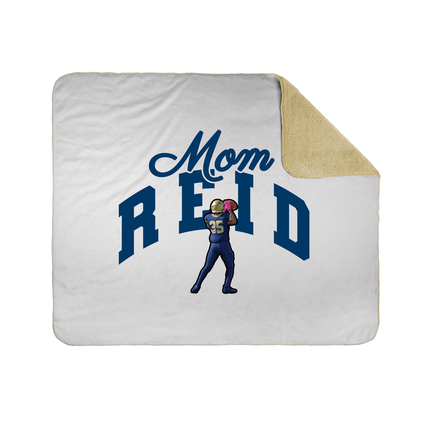 Throw Blanket — Mothers Day Arch in White