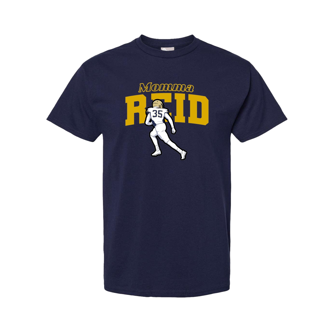 Youth Tee — Mothers Day Block in Navy