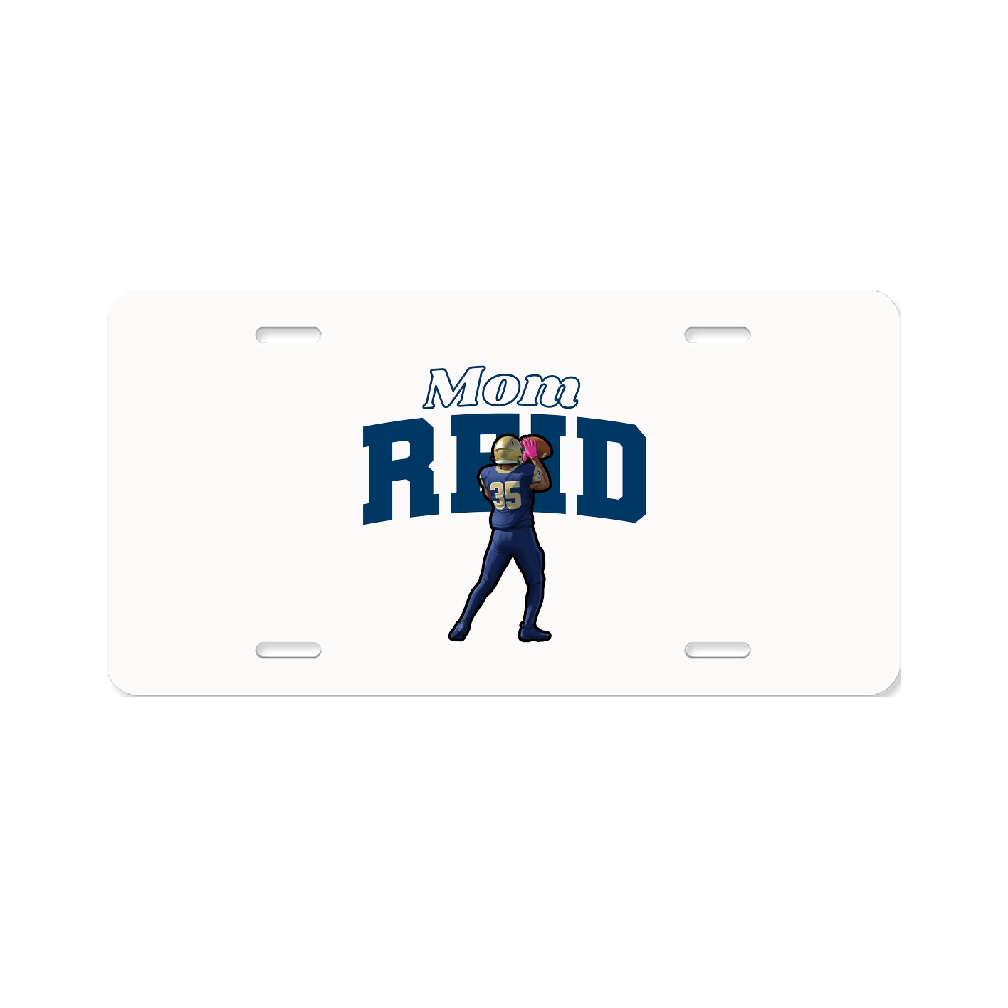 License Plate — Mothers Day Block in Classic