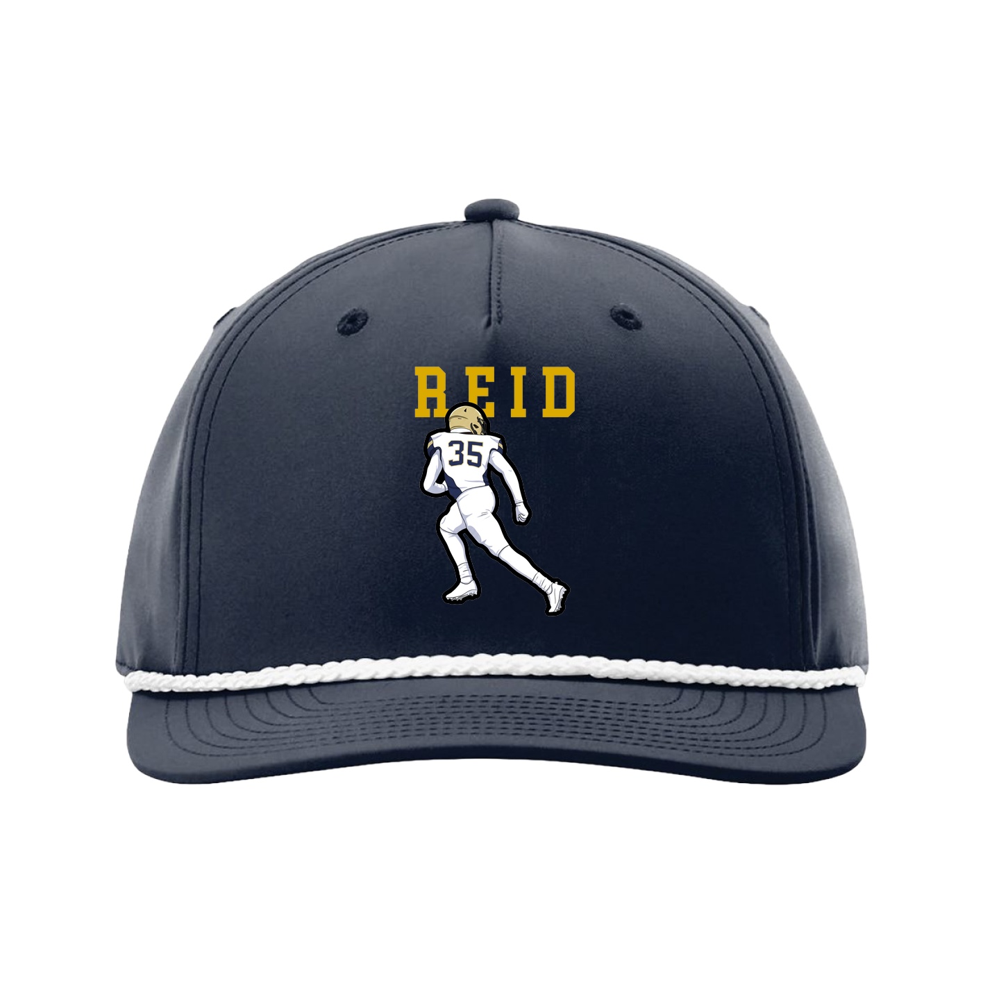 Five-Panel Classic Rope Cap — Shirsey in Navy