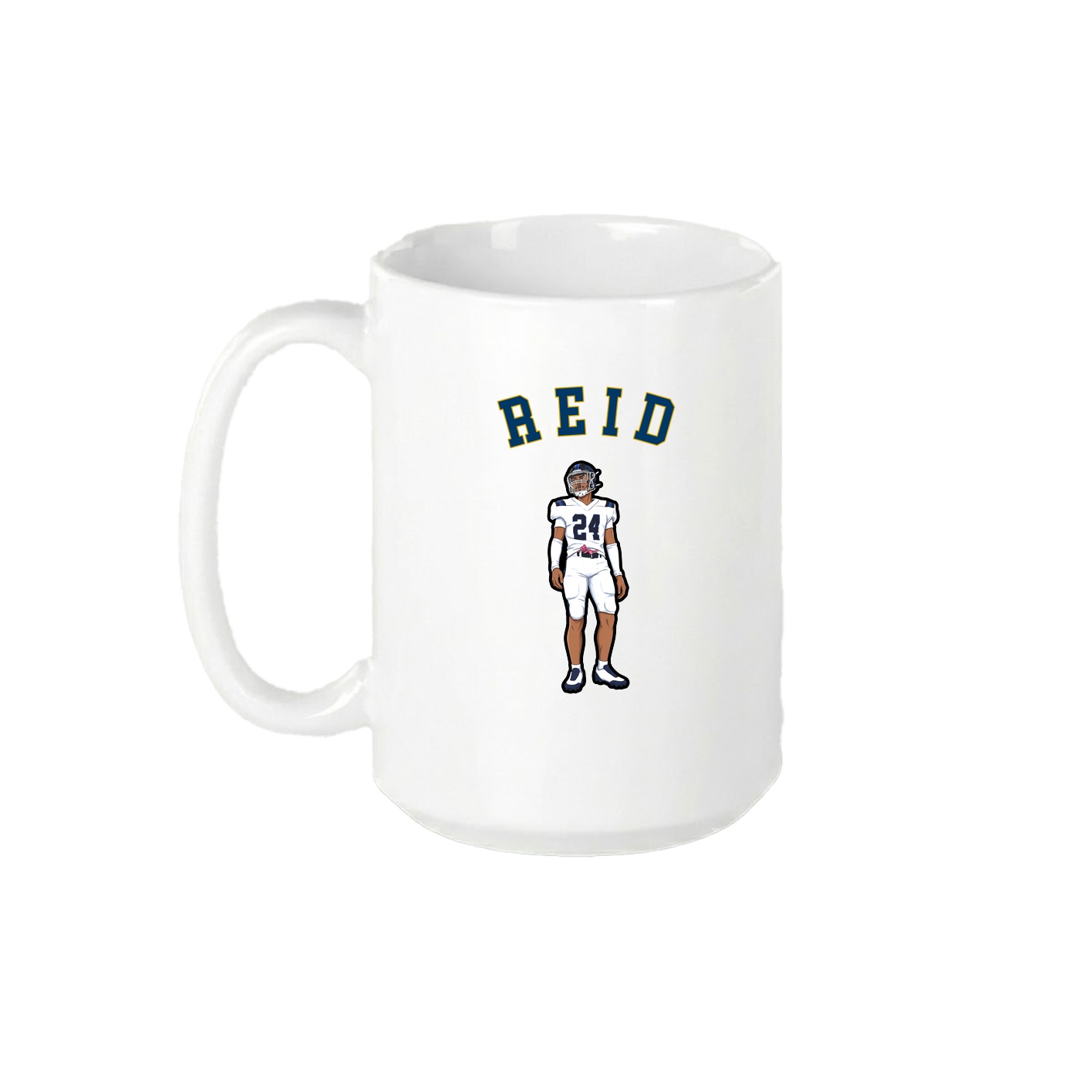 15oz Coffee Mug — Shirsey Arch in White