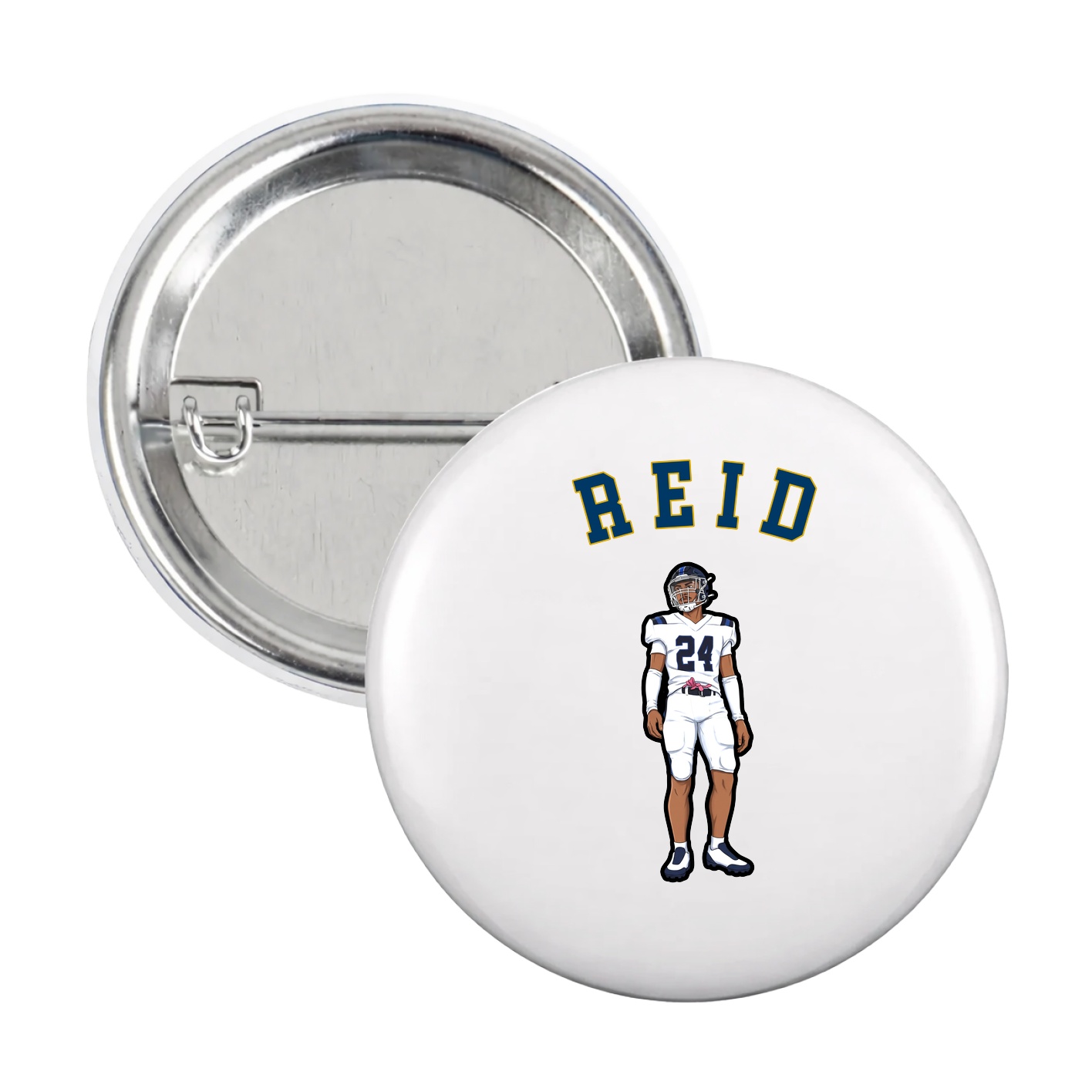 Game Day Button — Shirsey Arch in White