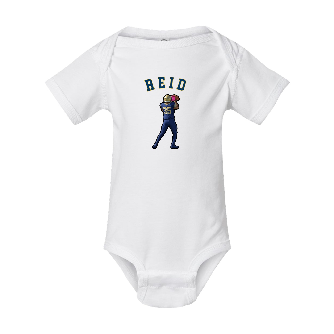 Baby Onesie — Shirsey Arch in White