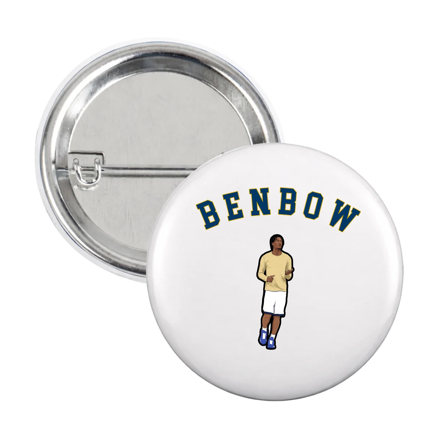 Game Day Button — Shirsey Arch in White