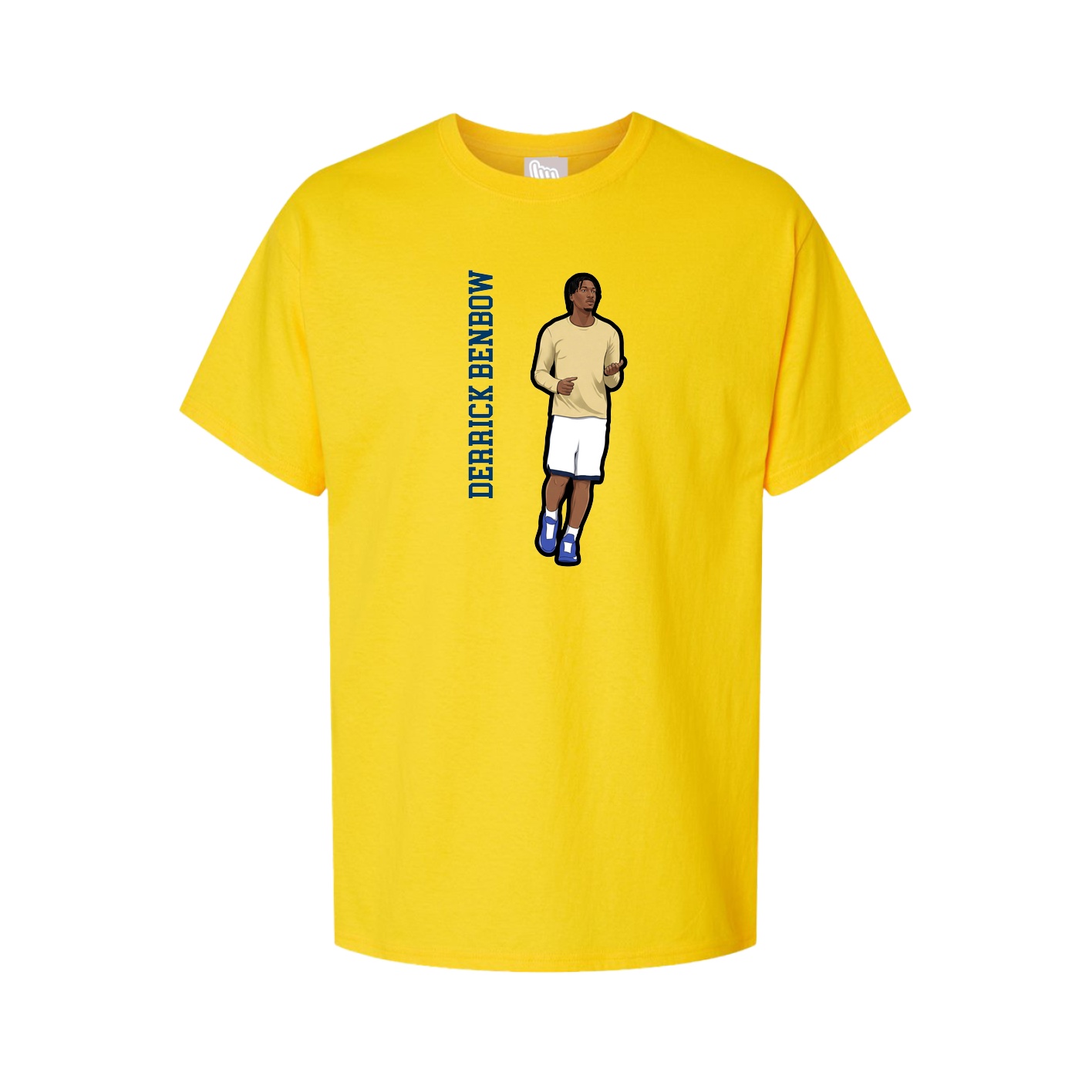 Tee — Name Vertical in Gold