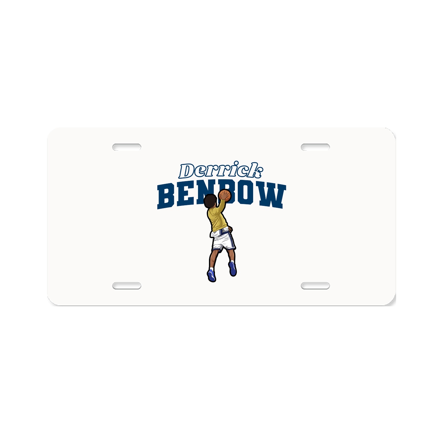 License Plate — Name Arch in Classic