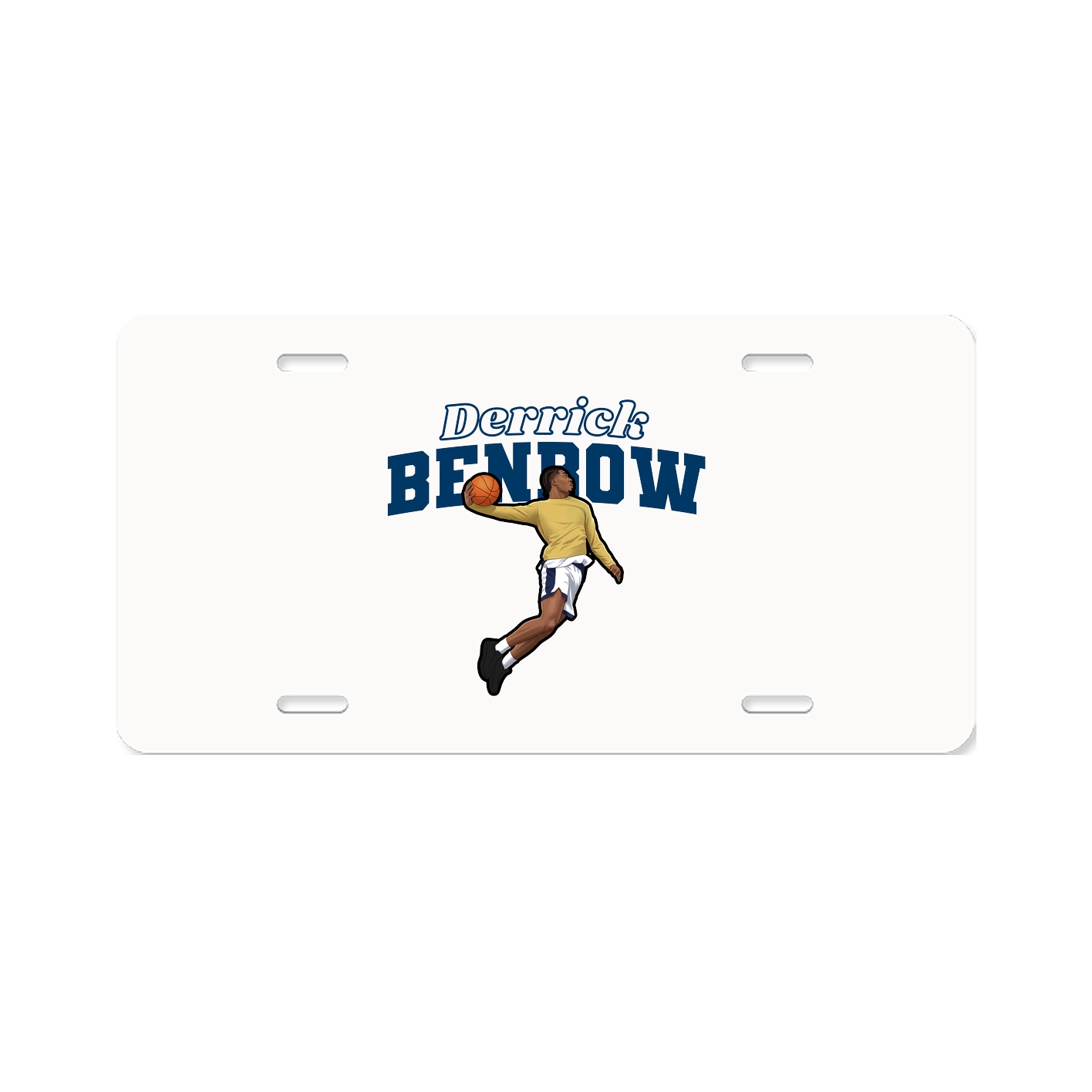 License Plate — Name Arch in Classic