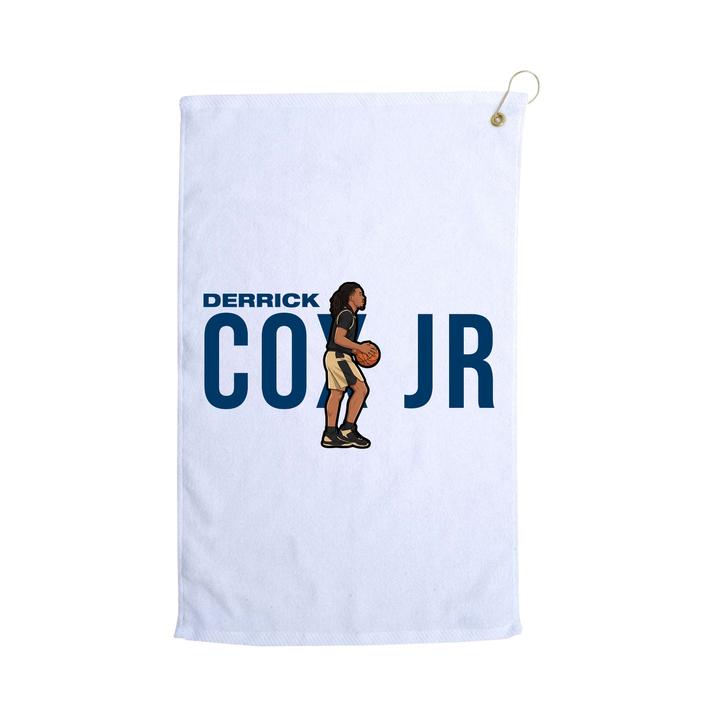 Golf Towel — Player Name in White