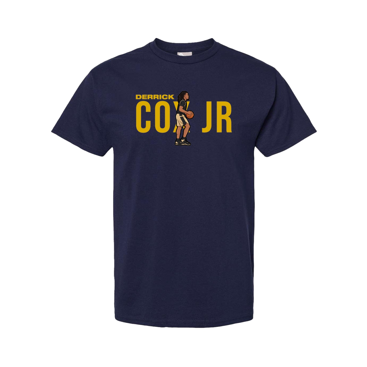 Youth Tee — Player Name in Navy