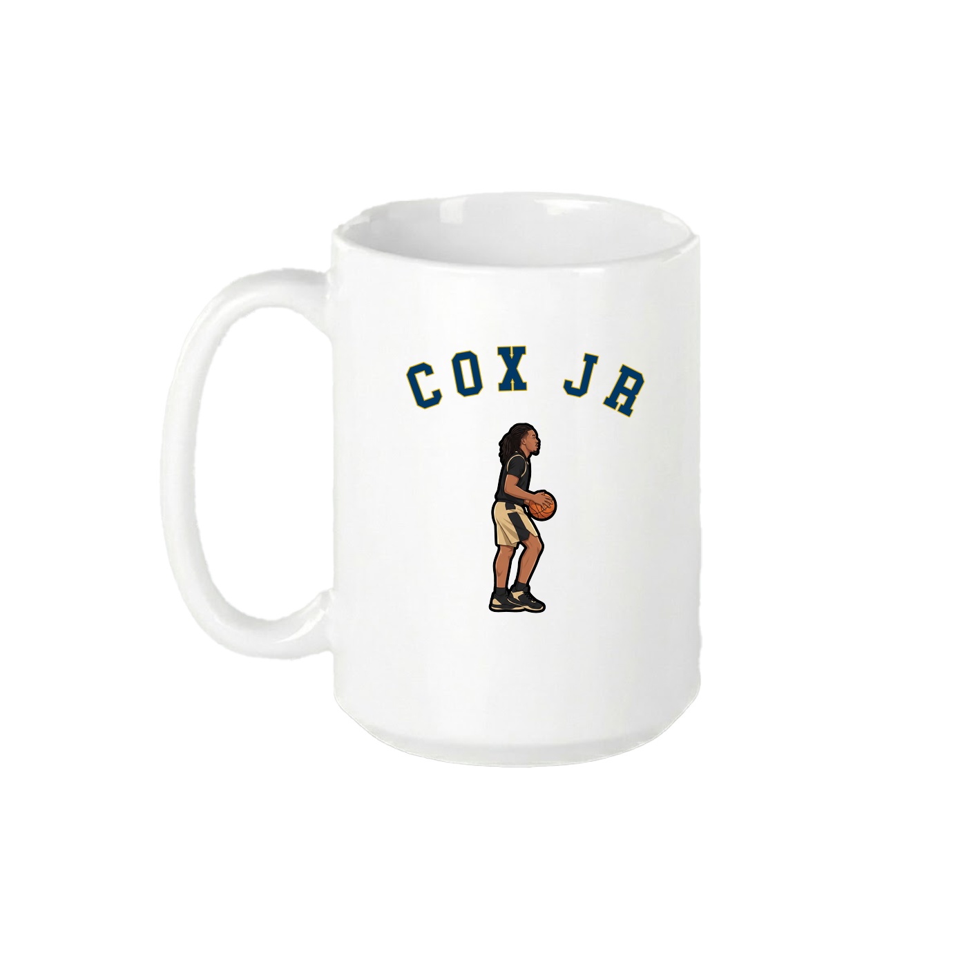 15oz Coffee Mug — Shirsey Arch in White