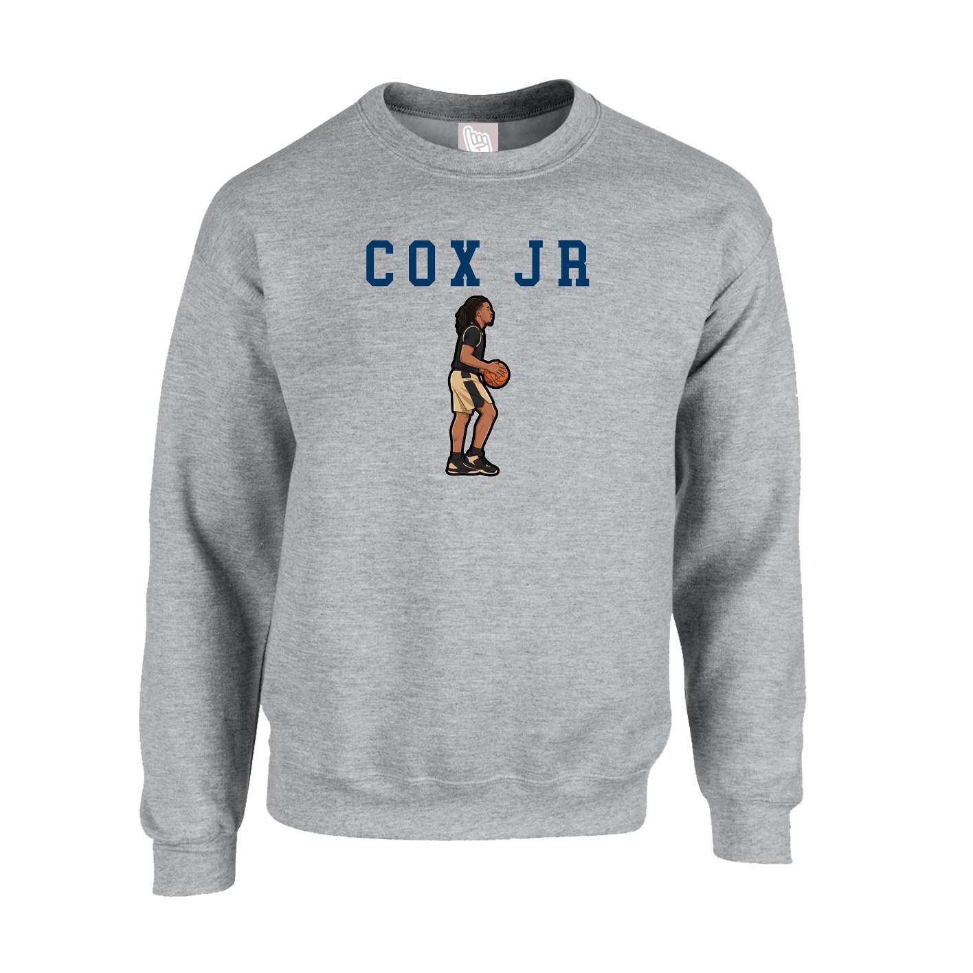 Fleece Crew — Shirsey in Grey