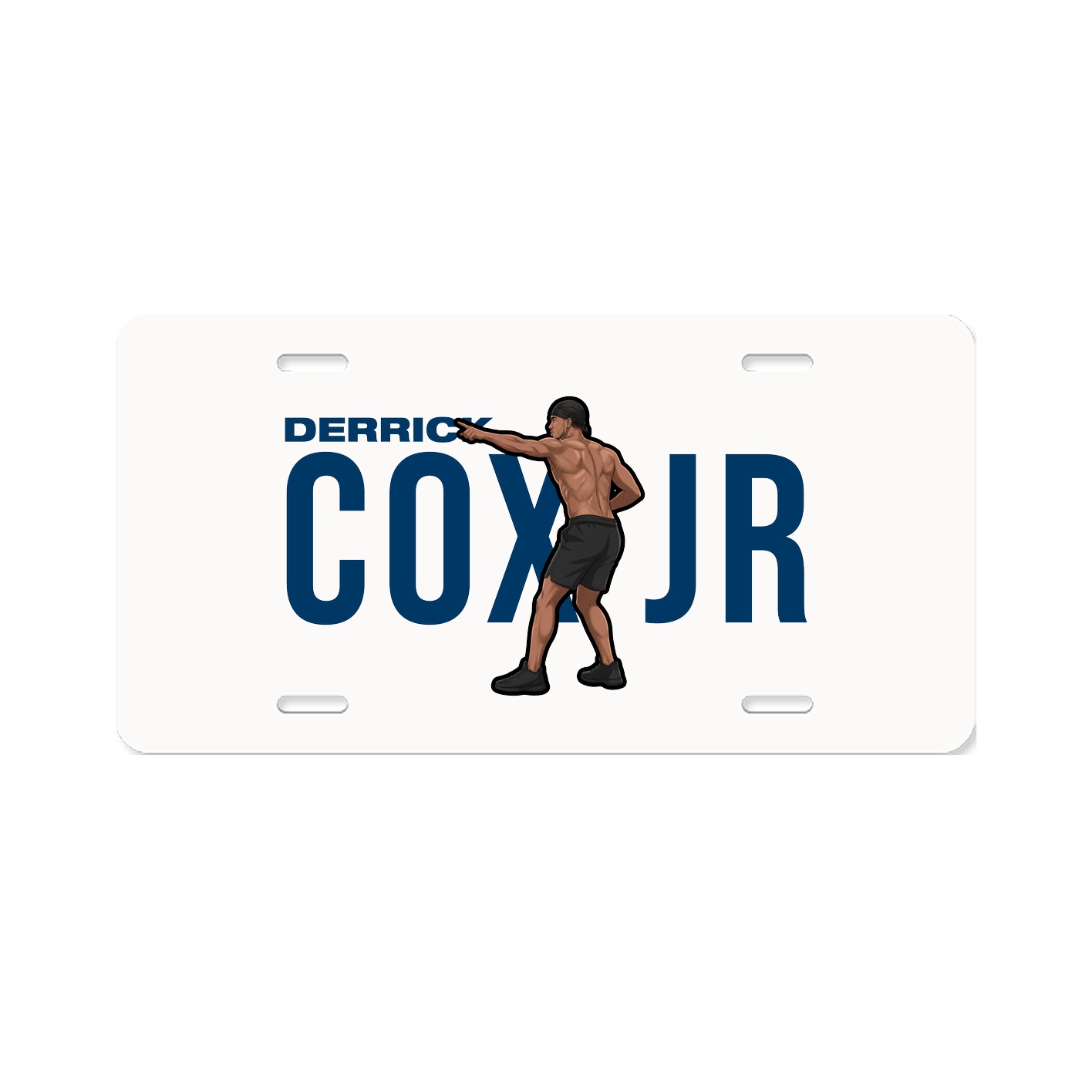 License Plate — Player Name in Classic