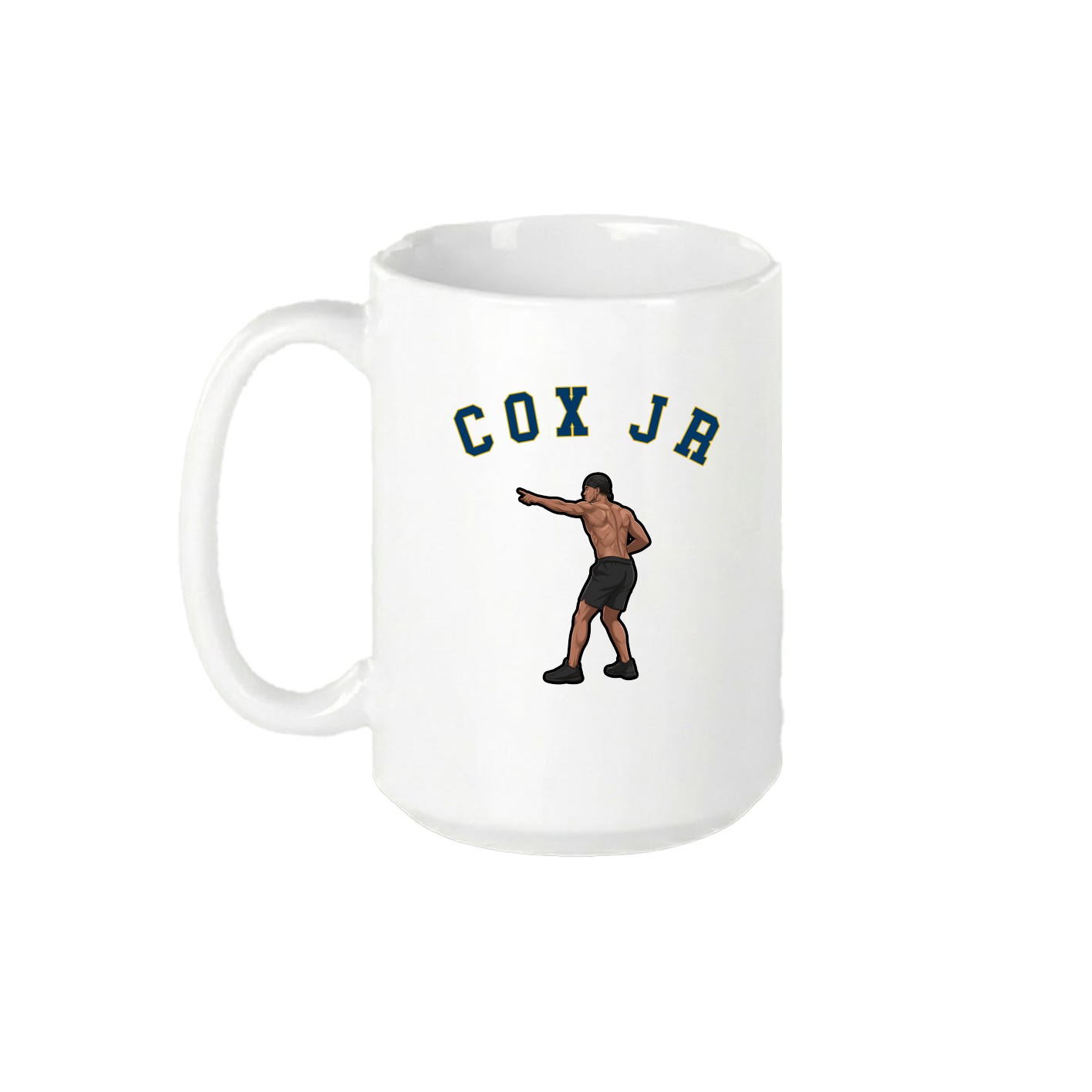 15oz Coffee Mug — Shirsey Arch in White