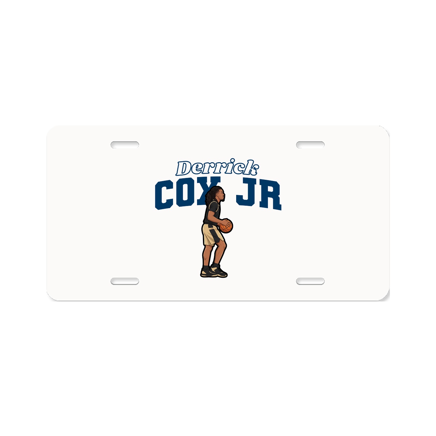 License Plate — Name Arch in Classic