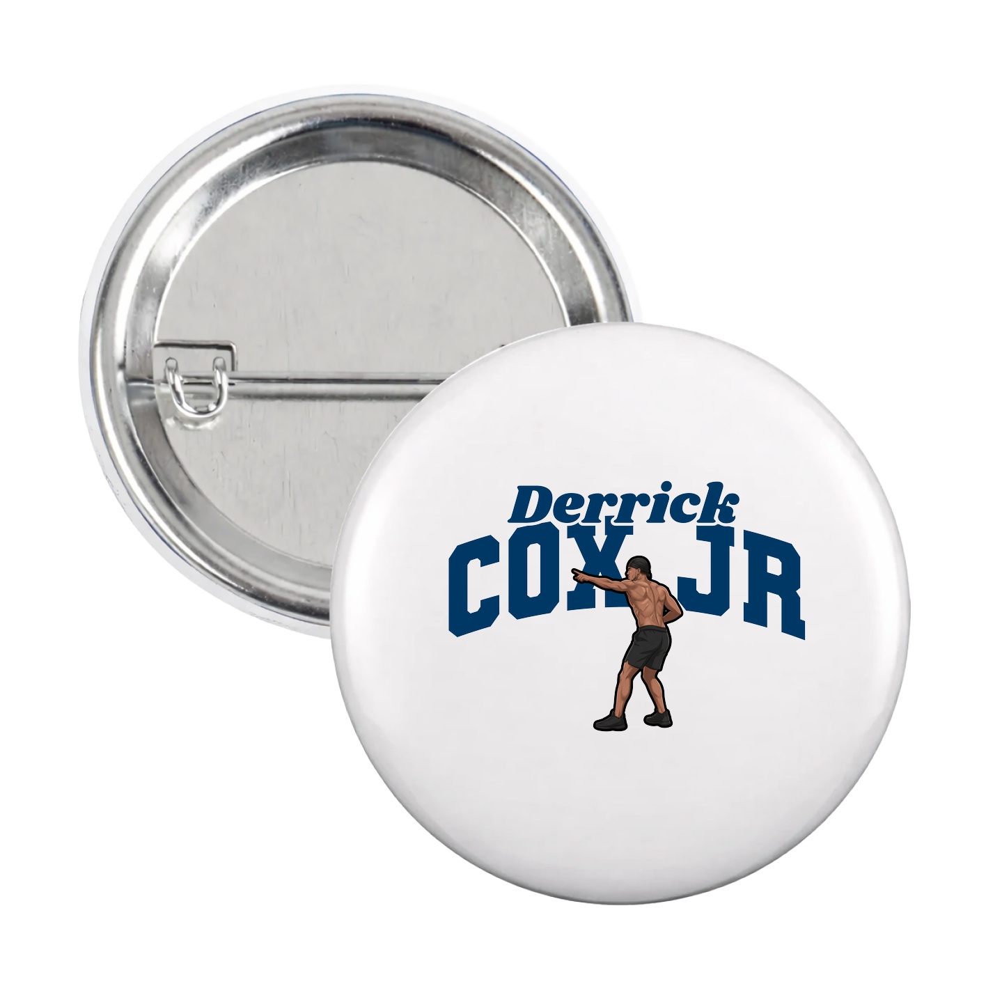 Game Day Button — Signature Arch in White
