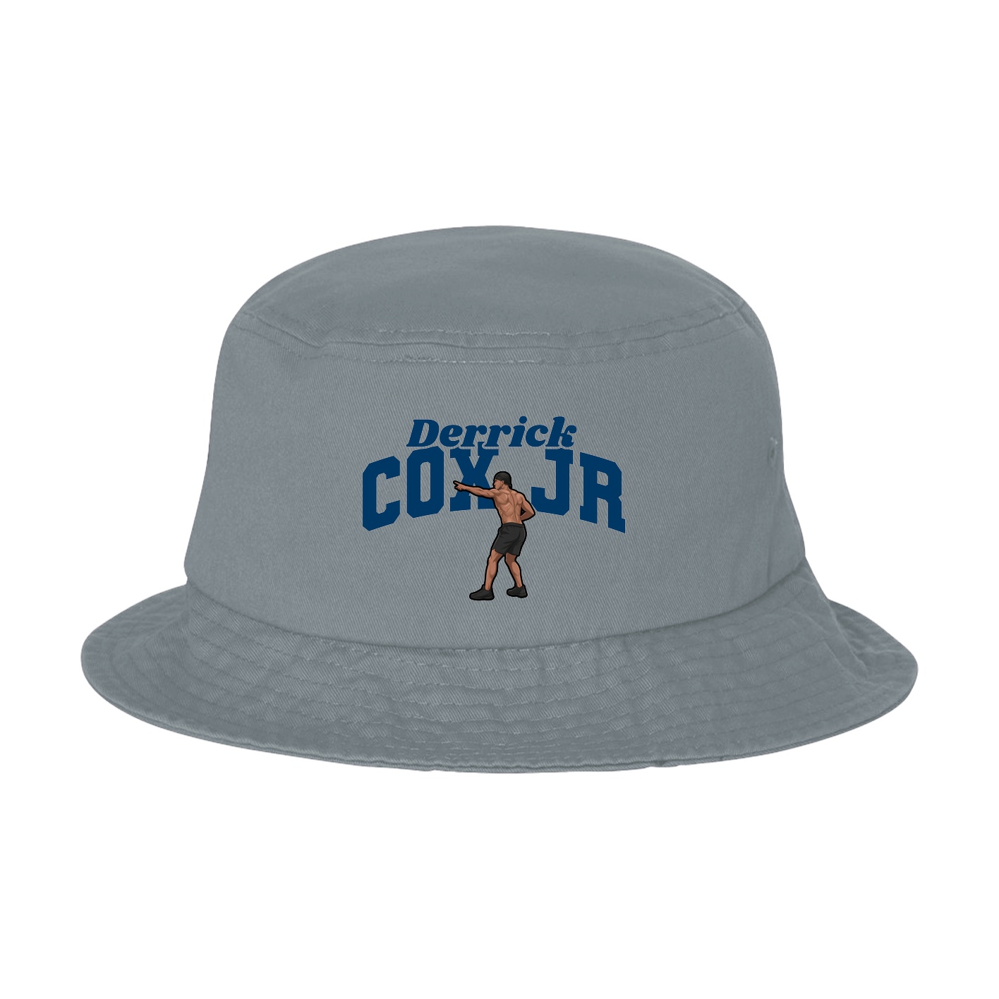 Bucket Cap — Signature Arch in Grey
