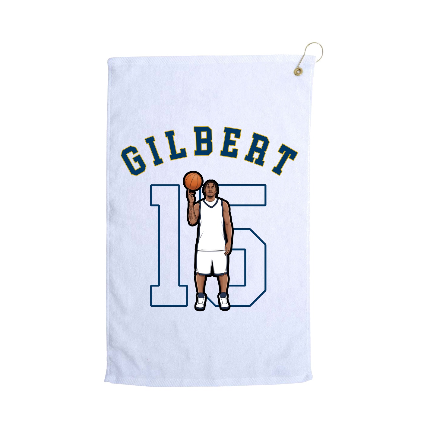 Golf Towel — Shirsey Arch in White